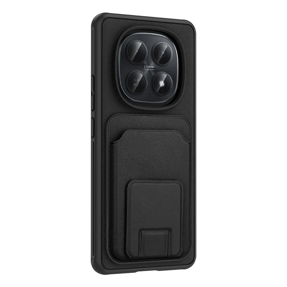 Gpack Xiaomi Redmi Note 15 uyumlu Kılıf Bikart Kartlıklı Standlı TPU ürün görseli 1