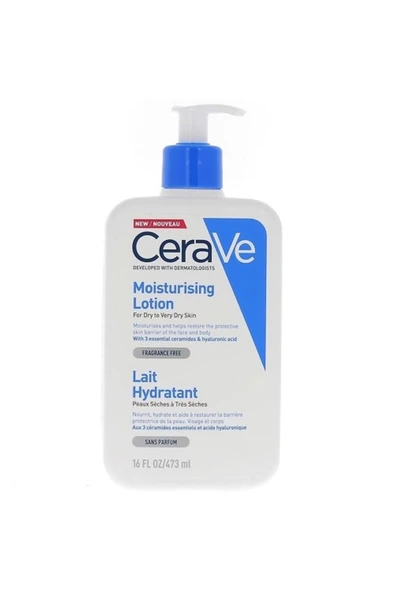 CERAVE Kuru ve Çok Kuru Ciltler İçin Nemlendirici Losyon, 473ml ürün görseli 1