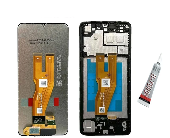 SAMSUNG A05 Ekran Dokunmatik Çıtalı (SİYAH) B7000 YAPIŞTIRICI ürün görseli 1