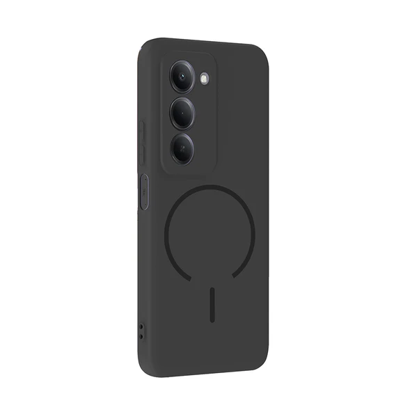 Gpack Xiaomi Redmi 15 uyumlu Kılıf Meta Araç Tutucu Özellikli Silikon ürün görseli 1