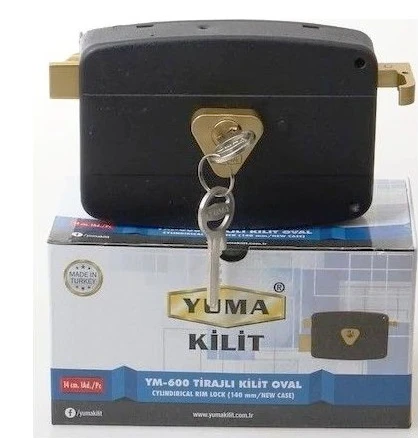 Yuma 14CM Oval Trajli Kilit YM-600 ürün görseli 1