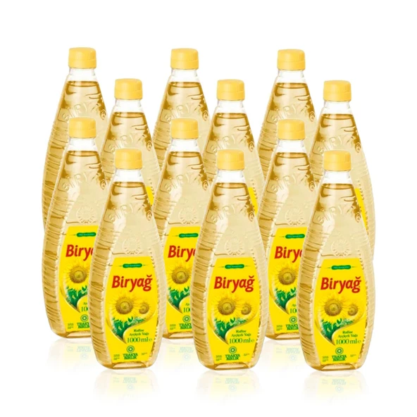 Biryağ Ayçiçek Yağı 1 Lt Pet Ambalaj ürün görseli 1