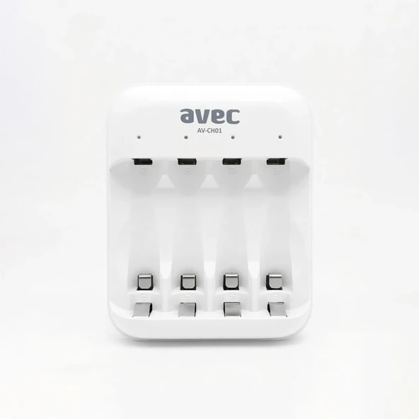 AVEC AV-CH01 USB HIZLI PİL ŞARJ CİHAZI 4LÜ ürün görseli 1