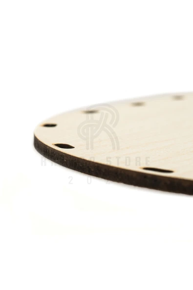 Home Rattan Bambu Örgü Tabanlık Oval Set - Resim 3