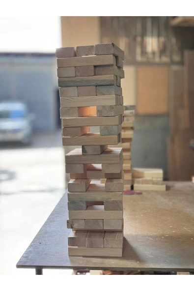 kayasan kids Dev Jumbo 72 Cm Jenga - Resim 6