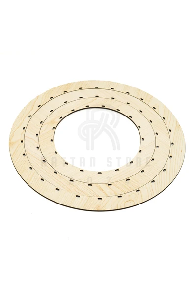 Home Rattan Bambu Örgü Tabanlık Kasnak Set - Resim 2