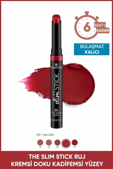 Essence The Slim Stick Ruj 107 ürün görseli 1