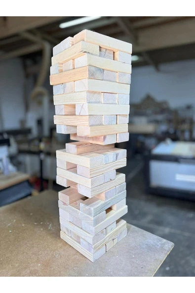 kayasan kids Dev Jumbo 72 Cm Jenga - Resim 5