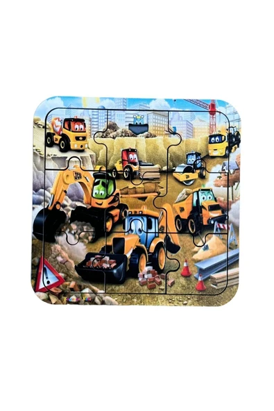 kayasan kids İş Makinesi Puzzle ürün görseli 1