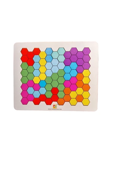 kayasan kids Dikdörtgen Petek Puzzle ürün görseli 1