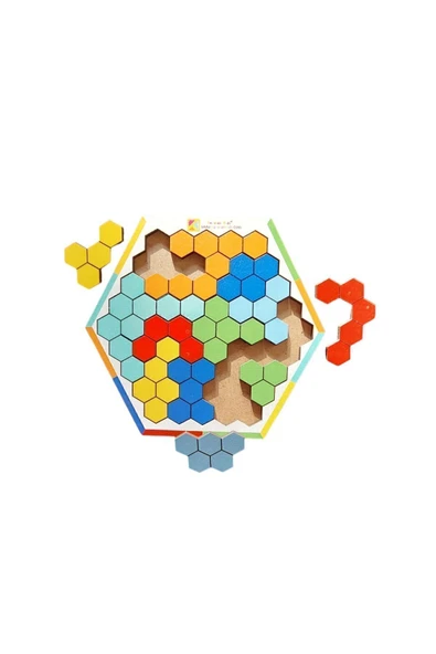 kayasan kids Altıgen Petek Puzzle ürün görseli 1
