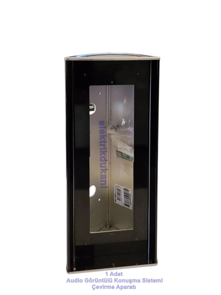 AUDIO Konsept SİYAH Görüntülü Zil Paneli Çevirme Aparatı 358mm x 147mm ürün görseli 1
