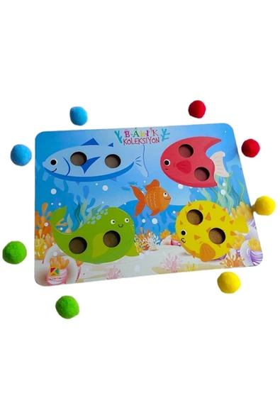 kayasan kids Balık Renk Bulmaca-Eşleştirme ürün görseli 1
