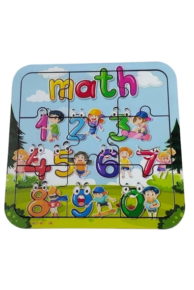kayasan kids Rakamlı Ahşap Puzzle ürün görseli 1
