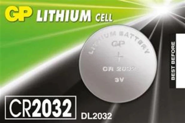 GP CR-2032 Lityum 3v 3 Volt Araba Kumanda Pili Para Düğme Pil ürün görseli 1