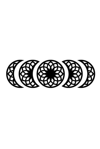 kayasan ahşap Duvar Dekorasyon Seti(Moon Set) - Resim 4