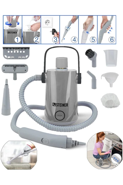 STEİNER Alman EasyFix Series Profesyonel Buharlı Temizleyici Buharlı Temizlik Makinesi ürün görseli 1