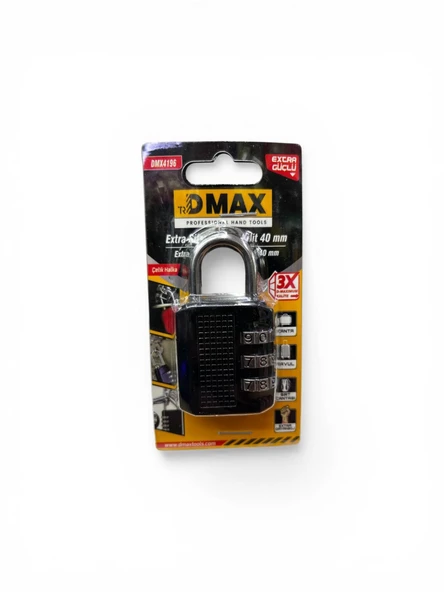 Şifreli Asma Kilit 30 mm DMX4195 ürün görseli 1