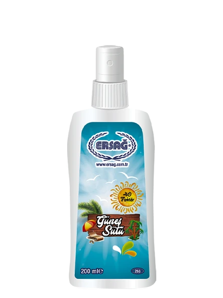 Ersağ Güneş Sütü 200ml ürün görseli 1