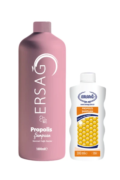 Ersağ Aparatlı Propolisli (Normal-Yağlı) Şampuan 1000ml ürün görseli 1
