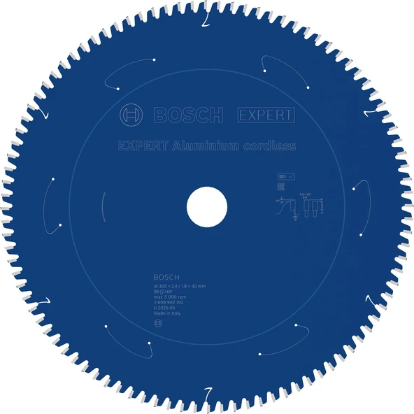 EXP Alüminyum Daire Testere Bıçağı 305x30 96 Diş ürün görseli 1