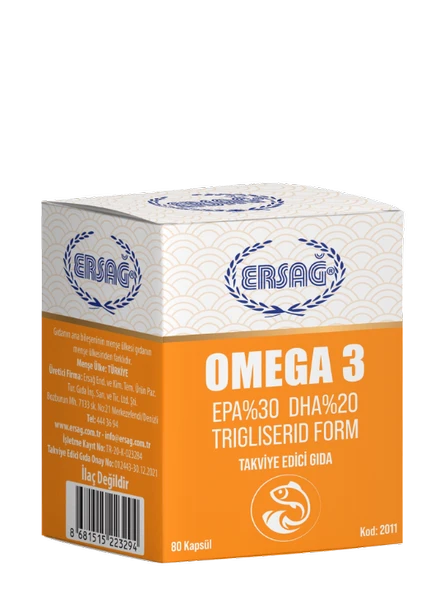 Ersağ Omega 3 ürün görseli 1