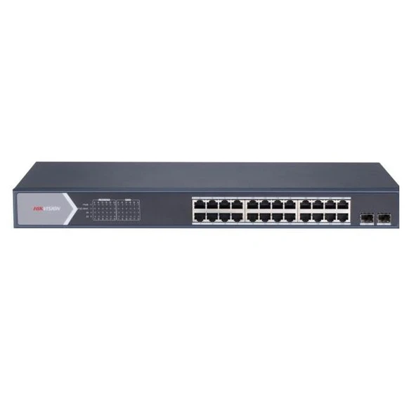 Hikvision DS-3E1526P-SI 24Port Gigabit + 2×Sfp Poe Yönetilebilir 370W Switch ürün görseli 1