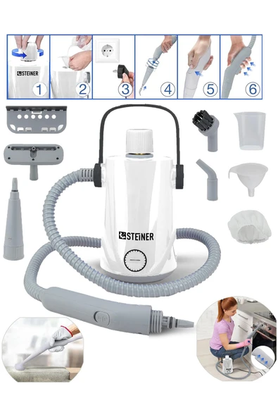 STEİNER Alman EasyFix Series Profesyonel Buharlı Temizleyici Buharlı Temizlik Makinesi ürün görseli 1