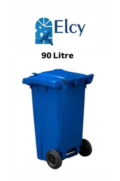 Atık Plastik Konteyner 90 Litre Plastik Konteyner Mavi - A Isıya Karşı Dayanıklı- ürün görseli 1