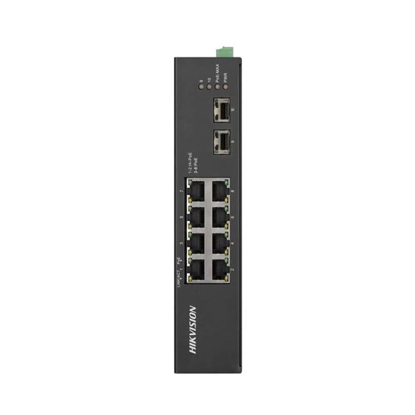Hikvision DS-3T0510HP-E/HS 8Port Gigabit Yönetilemez Poe Harsh&Endüstriyel 110W ürün görseli 1
