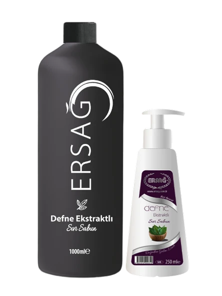 Ersağ Aparatlı Defne Ekstraktlı Sıvı Sabun 1000ml ürün görseli 1