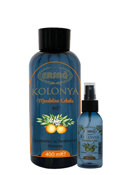 Ersağ Aparatlı Kolonya (Mandalina Kokulu) 400ml ürün görseli 1