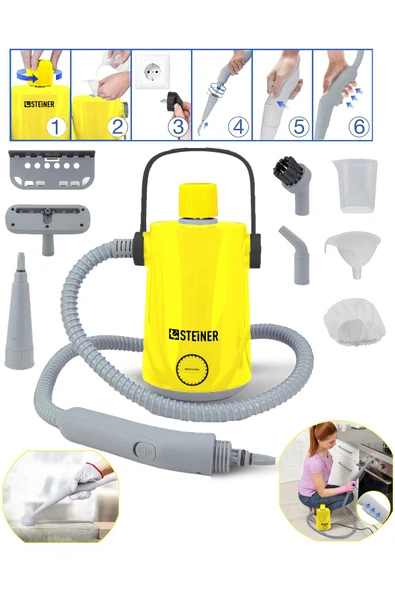 STEİNER Alman EasyFix Series Profesyonel Buharlı Temizleyici Buharlı Temizlik Makinesi ürün görseli 1
