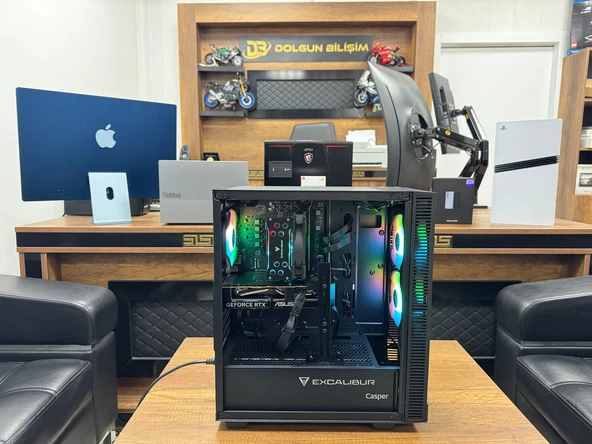 Casper Excalibur E65L.144F-BF60X-0HD i5-14400F 16GB 1TB RTX5060 8GB Oyuncu Kasası ürün görseli 1