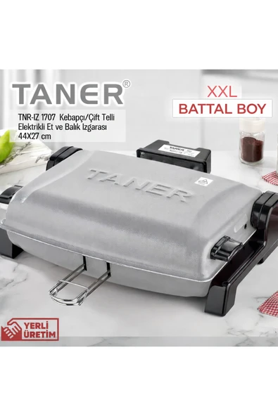 TANER BATTAL GRİ KEBAPÇI ÇİFTTELLİ IZGARA - Resim 4