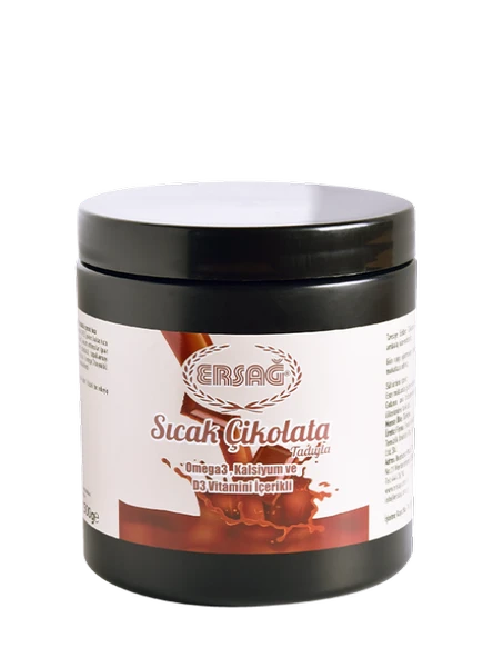 Ersağ Sıcak Çikolata (Omega 3, Kalsiyum, D3 Vitamini) ürün görseli 1