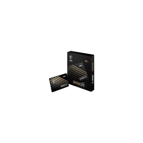 MSI SSD SPATIUM S270 SATA 2.5" 960GB  R:500 W:450 ürün görseli 1
