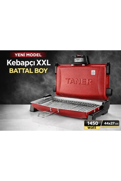 TANER BATTAL KIRMIZI KEBAPÇI ÇİFTTELLİ IZGARA ürün görseli 1