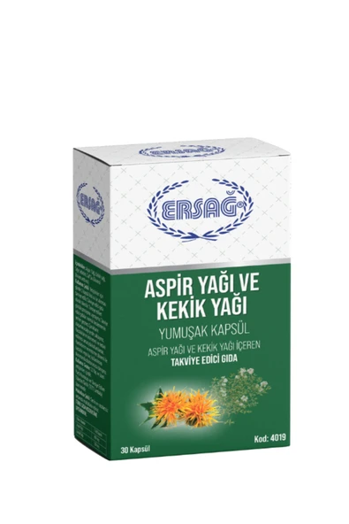 Ersağ Aspir Yağı ve Kekik Yağı Kapsül ürün görseli 1