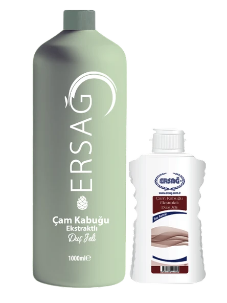 Ersağ Aparatlı Çam Kabuğu Ekstraktlı Duş Jeli 1000ml ürün görseli 1