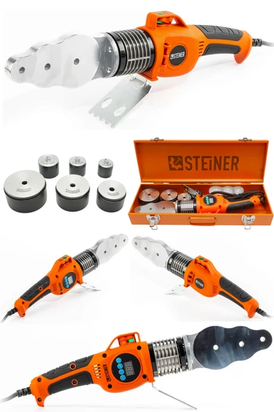 STEİNER Profesyonel 1000 W Dijital Göstergeli Pprc Pvc Boru Kaynak Makinesi ürün görseli 1