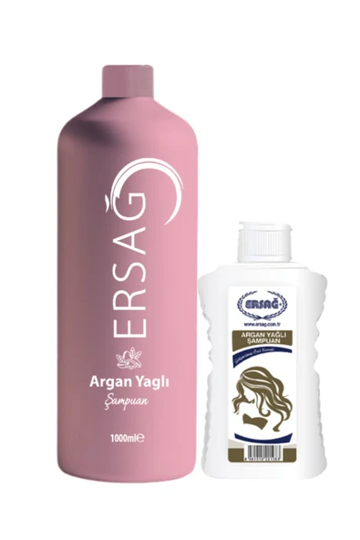 Ersağ Aparatlı Argan Yağlı Şampuan 1000ml ürün görseli 1