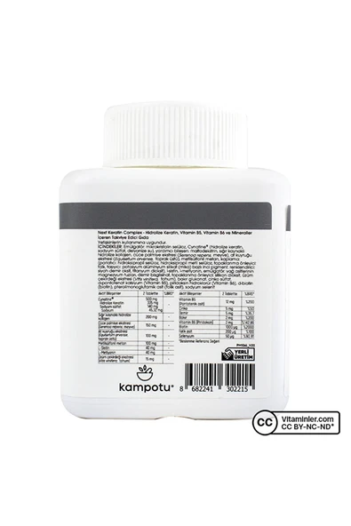 Voonka Next Keratin Complex 60 Tablet - Resim 2