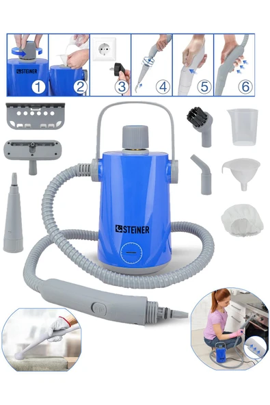 STEİNER Alman EasyFix Series Profesyonel Buharlı Temizleyici Buharlı Temizlik Makinesi ürün görseli 1