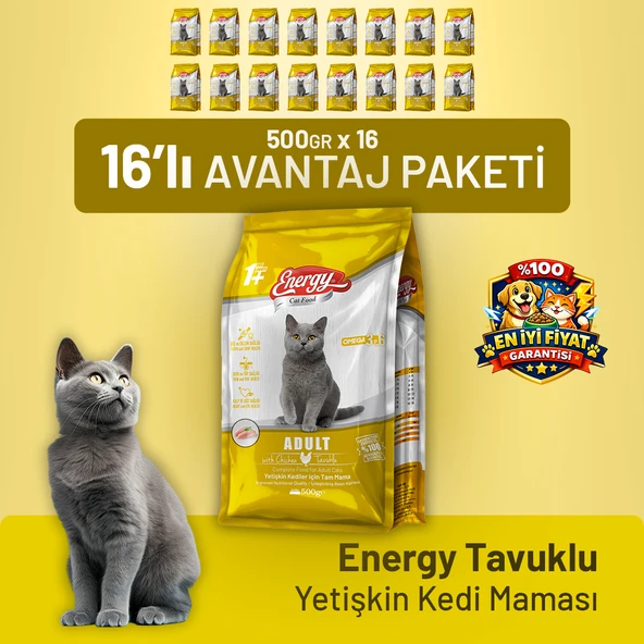 Tavuklu Yetişkin Kedi Maması - 16 Adet ürün görseli 1