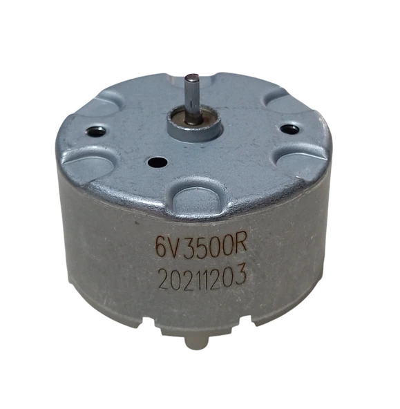RF-500 DC 6V 3500Rpm DC Motor (Çap 32mm Uzunluk 30mm) Hobi Oyuncak Elektrik Deney Motoru ürün görseli 1