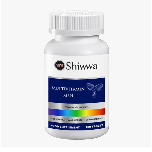Shiwwa Multivitamin Men 180 Tablet ürün görseli 1