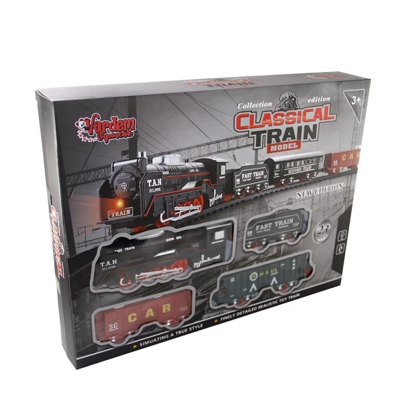 JHX6686 KUT 23 PCS CLASSIC MODEL TREN - Resim 3