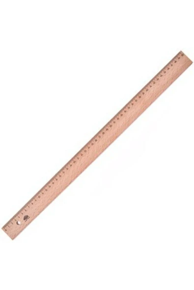HATAS 0048 50 Cm Tahta Cetvel ürün görseli 1