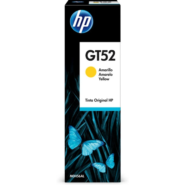 HP GT52 SARI ORJİNAL MÜREKKEP M0H56AE ürün görseli 1